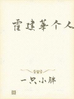 霍建华个人简历