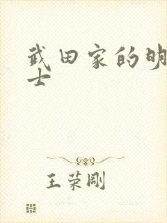 武田家的明国武士