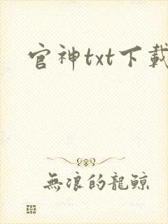 官神txt下载