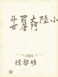 斗罗大陆小说绝世唐门