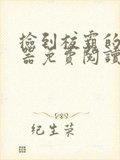 捡到校霸的遥控器免费阅读