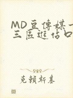 MD豆传媒一二三区进站口