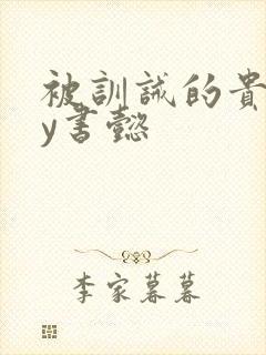 《被训诫的贵妃by书懿》小说封面