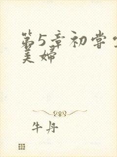 第5章初尝云雨美妇
