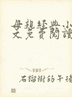 母亲经典小说全文免费阅读