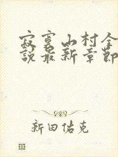 寂寞山村全部小说最新章节