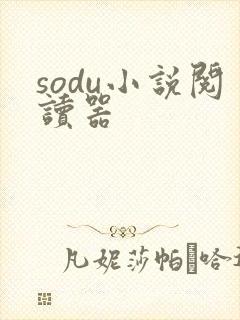 sodu小说阅读器