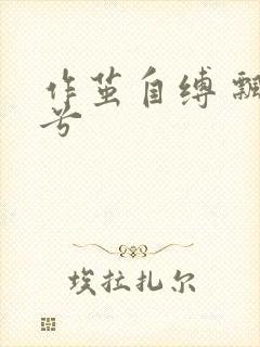 《作茧自缚 飘阿兮》小说封面