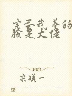 完蛋我养的小白脸是大佬