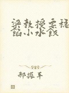 梁教授要稳住肉馅小水饺