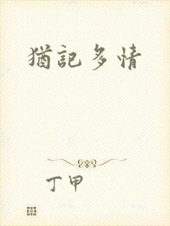 犹记多情封面