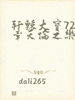 轩辕大宝720章天伦之乐