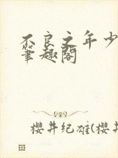 不良之年少轻狂笔趣阁