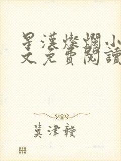 星汉灿烂小说全文免费阅读