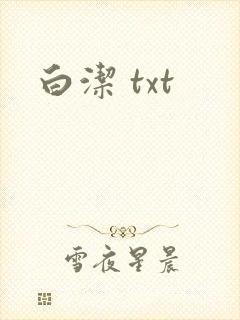 白洁 txt
