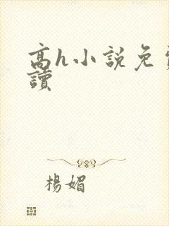 高h小说免费阅读