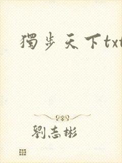 独步天下txt