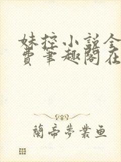 妹控小说全文免费笔趣阁在线阅读封面