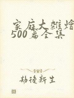 家庭大杂烩小说500篇全集