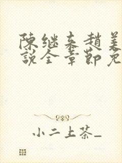 陈继来赵美媛小说全章节免费阅读