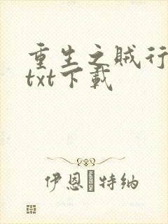 重生之贼行天下txt下载