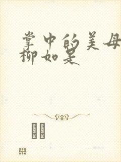 掌中的美母版主柳如是