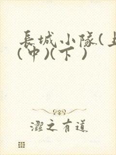 长城小队(上)(中)(下 )