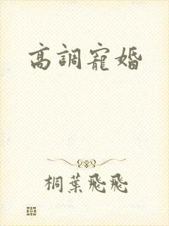 高调宠婚