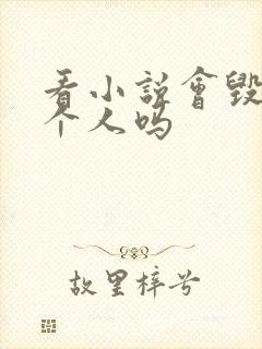 看小说会毁掉一个人吗封面