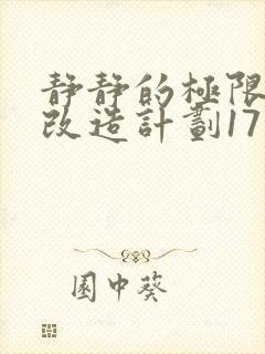 静静的极限自我改造计划17