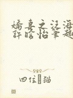 娇妻之泛海之舟许晗怡笔趣阁