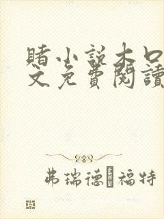 赌小说木口银全文免费阅读笔趣阁封面