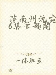 蒋南州沈宛月16集笔趣阁