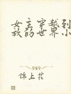 女主穿越到很开放的世界小说