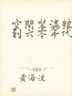 空间装满粮食回到六零年代