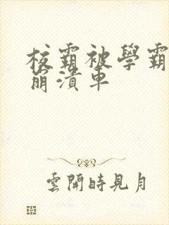 校霸被学霸玩到崩溃车