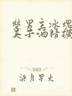 双男主冰块棉签夹子酒精扩张器