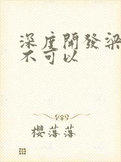 深度开发梁医生不可以