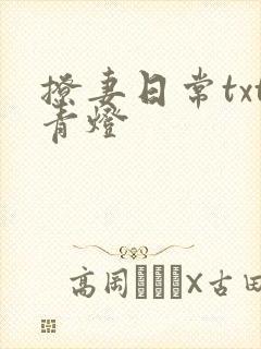 撩妻日常txt青灯