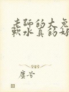 老师的大兔子好软水真的好多