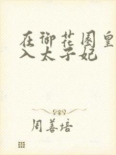 在御花园皇上进入太子妃