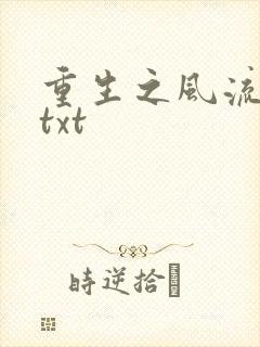 重生之风流仕途txt