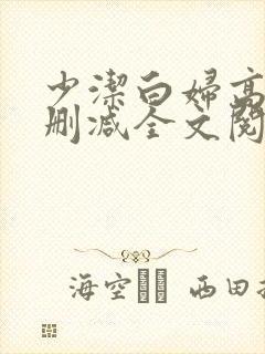 少洁白妇高义无删减全文阅读