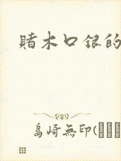 赌木口银的小说