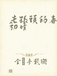 老孙头的春天林初晴