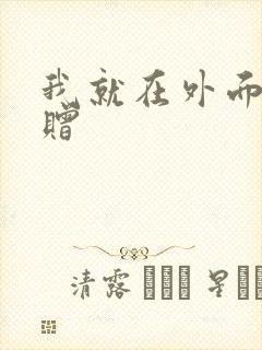 《我就在外面赠一赠》小说封面