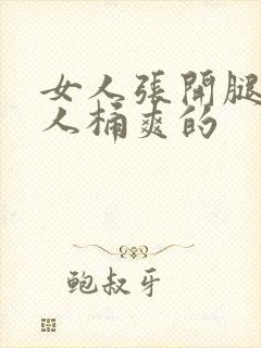 女人张开腿让男人桶爽的