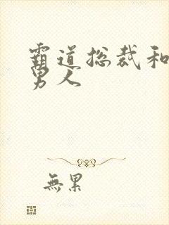 霸道总裁和他的男人