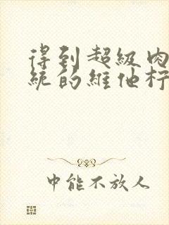 得到超级肉禽系统的维他柠檬茶