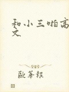 和小三啪高辣h文
